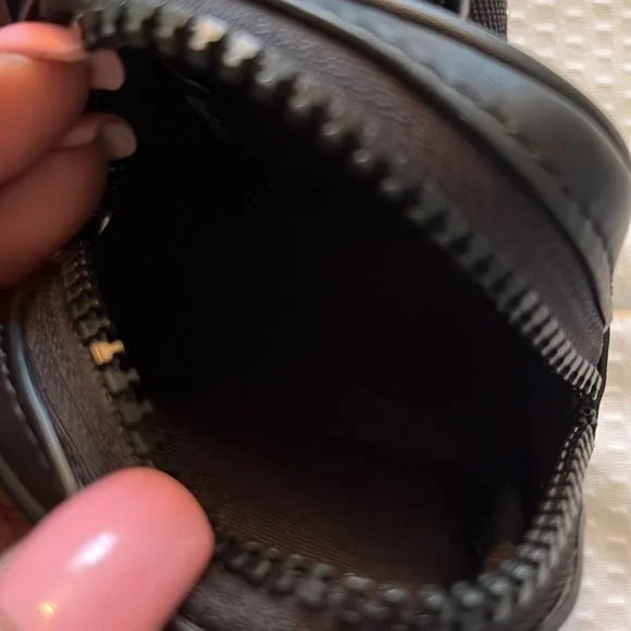 NWT COACH MAX CROSSBODY BLACK & BROWN - Picture 10 of 12